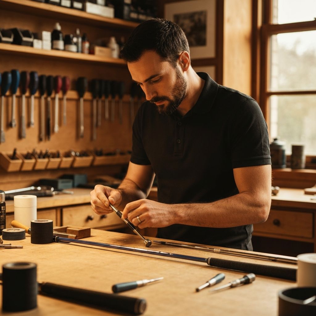 Dale in his workshop